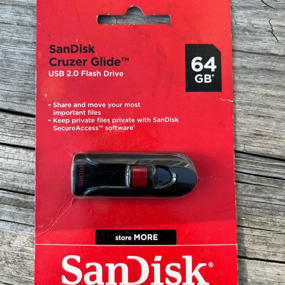 SanDisk Cruzer Glide Flash Drive 64 GB